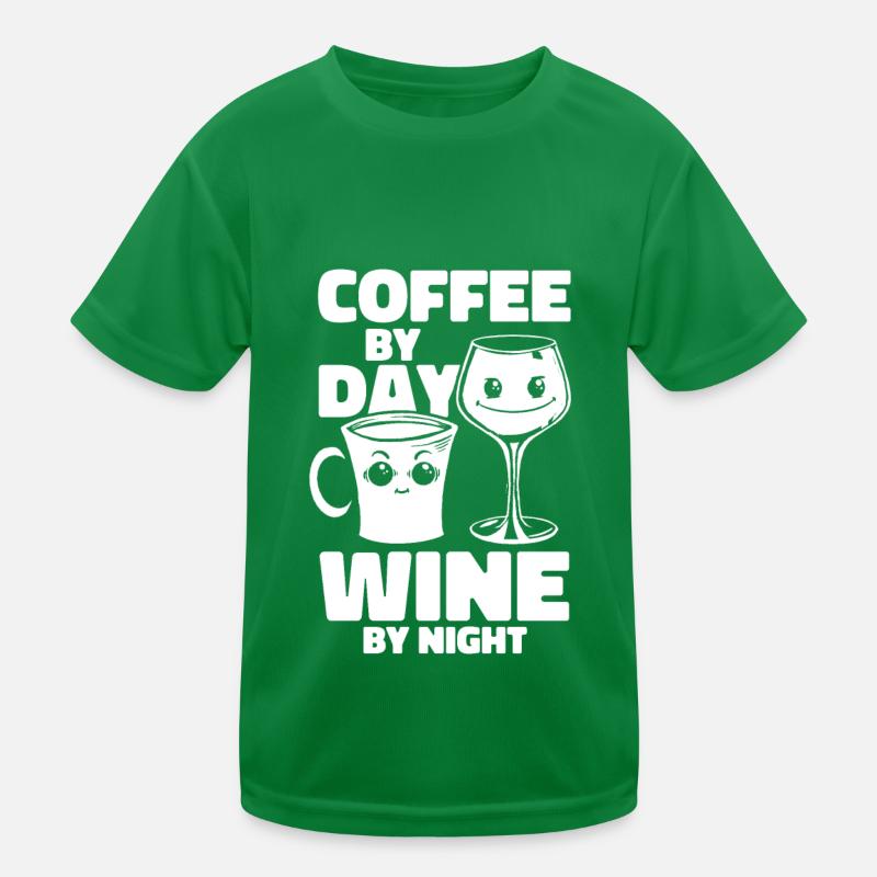 Café Café Witzig Café Vin T-shirt sport Enfant