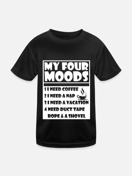 Café Café Lustig - T-shirt sport Enfant - noir - Devant