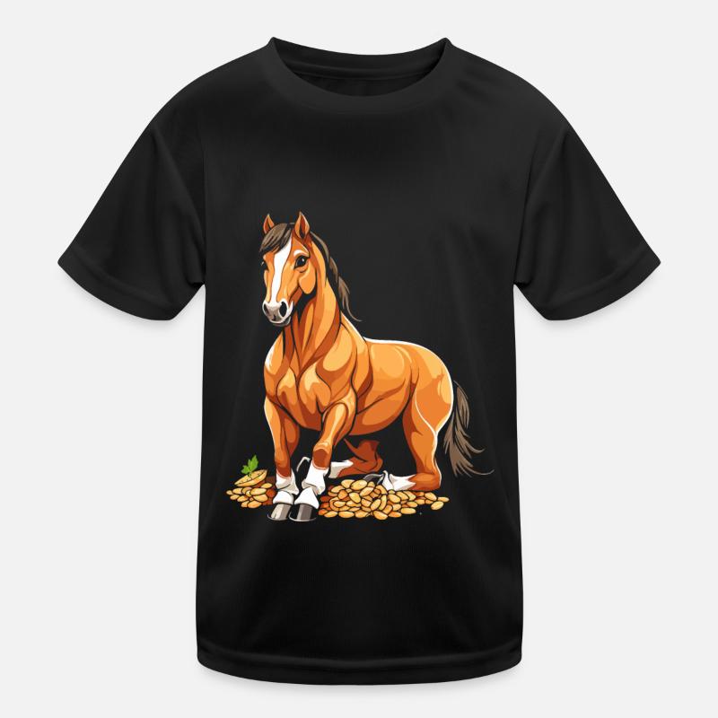 Cheval Equestre T-shirt sport Enfant