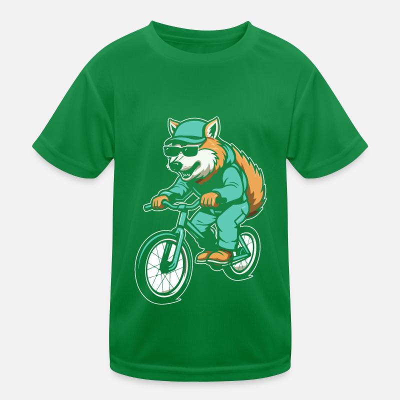 Wolf Cyclisme T-shirt sport Enfant