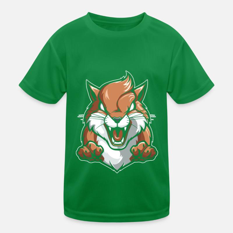Écureuil en colère T-shirt sport Enfant