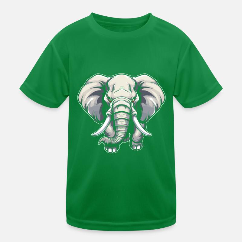 Elefant Kinder Funktions-T-Shirt