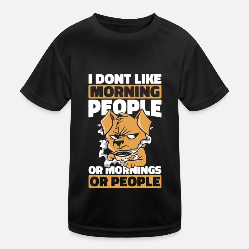 Coffee Cafe Kids Functional T-Shirt