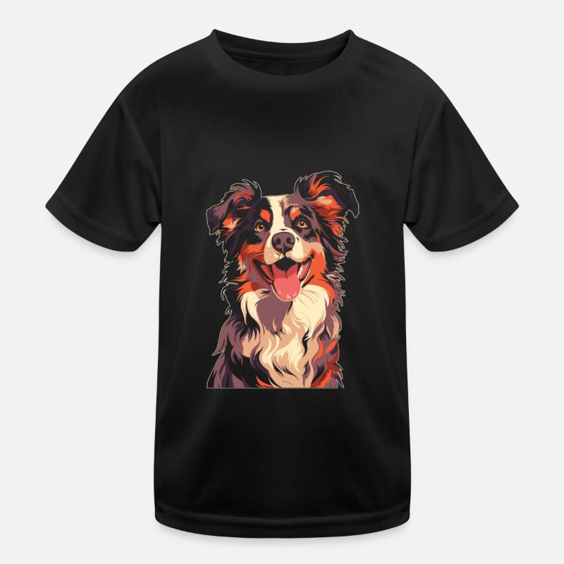 Australian Shepherd Kinder Funktions-T-Shirt