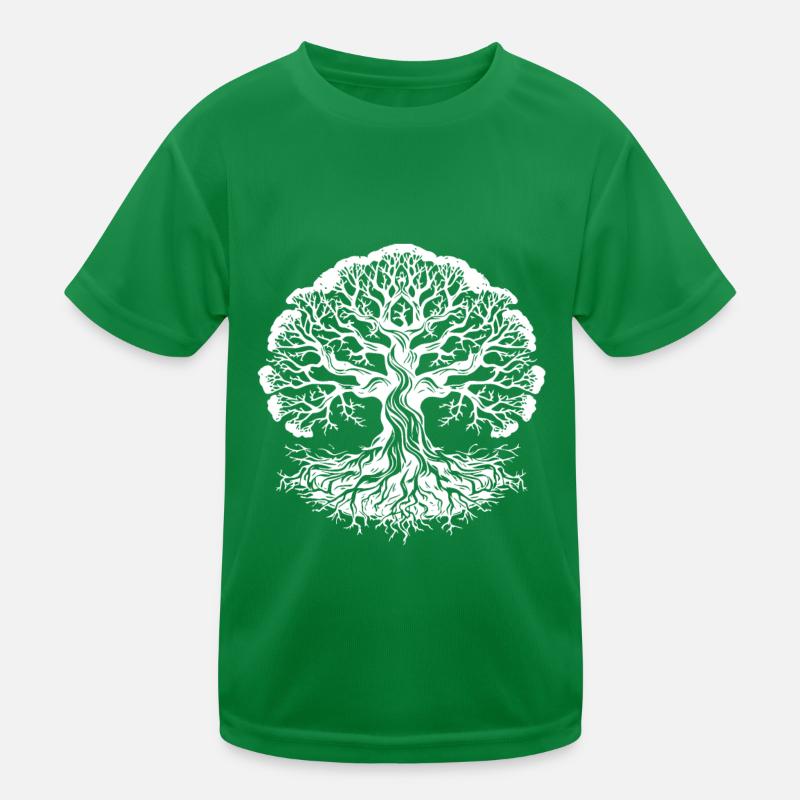 Baum Wurzeln Kinder Funktions-T-Shirt