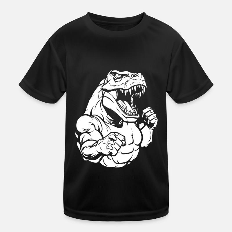 Fitness T Rex T-shirt sport Enfant