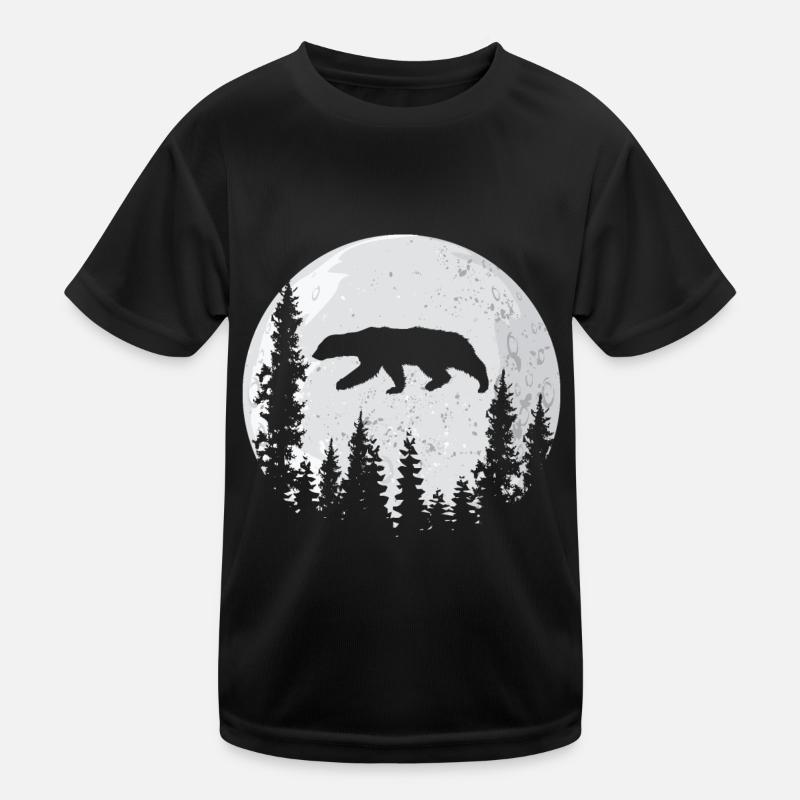 Lune de Ratel de blaireau de miel T-shirt sport Enfant