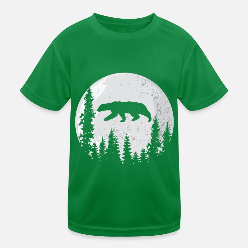 Lune de Ratel de blaireau de miel T-shirt sport Enfant