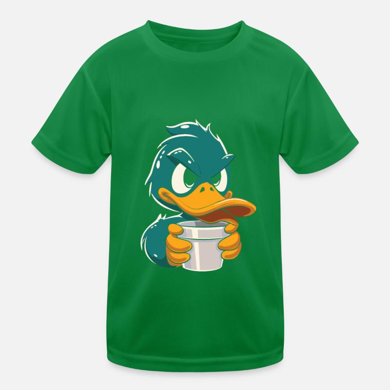 Ente Kinder Funktions-T-Shirt