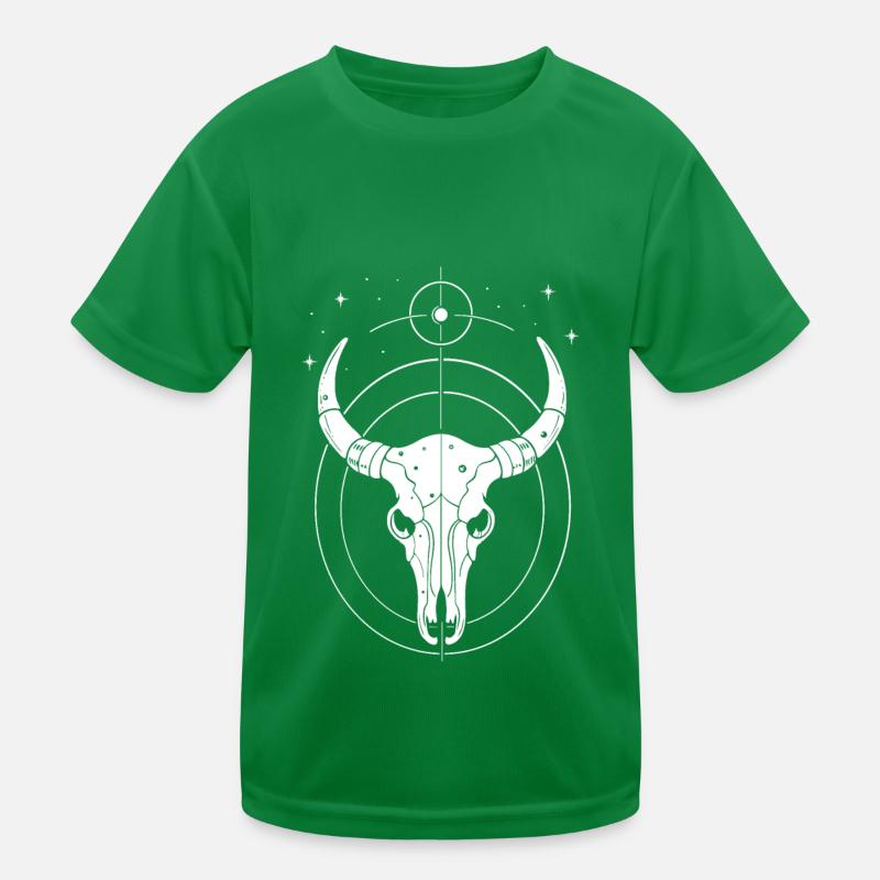 Sternzeichen Stier Kinder Funktions-T-Shirt