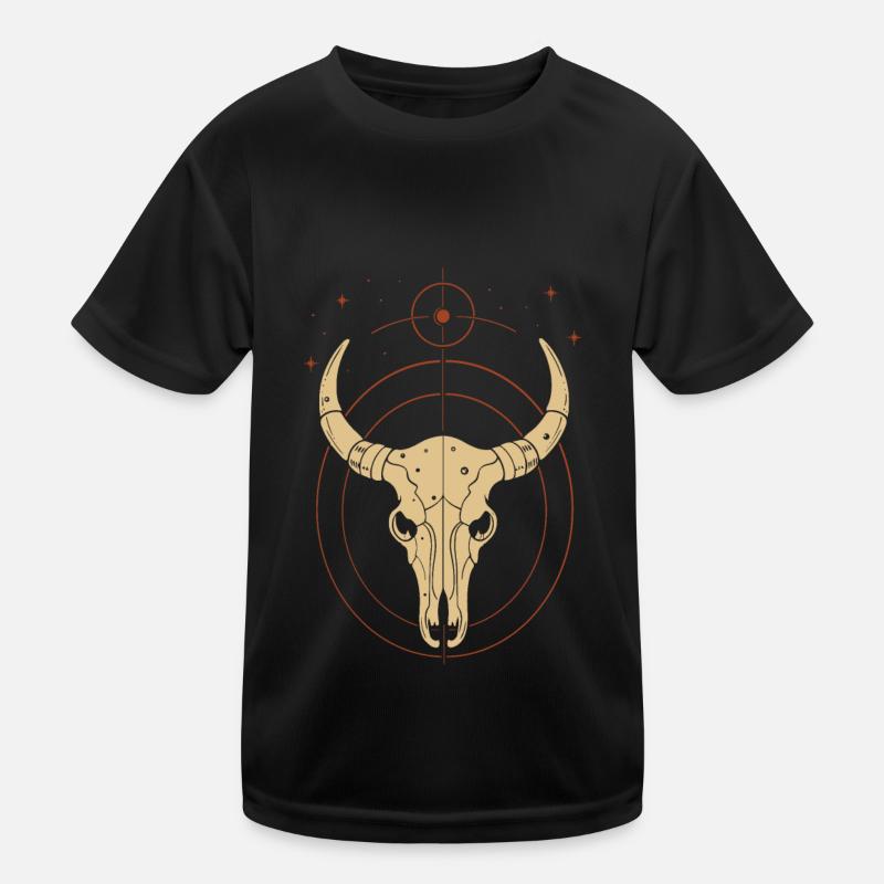 Sternzeichen Stier Kinder Funktions-T-Shirt