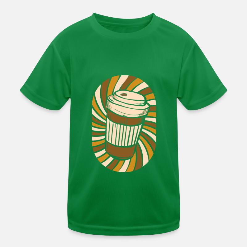 Coffee Cafe Kids Functional T-Shirt