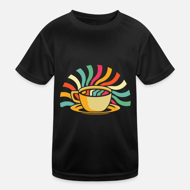 Coffee Cafe Kids Functional T-Shirt