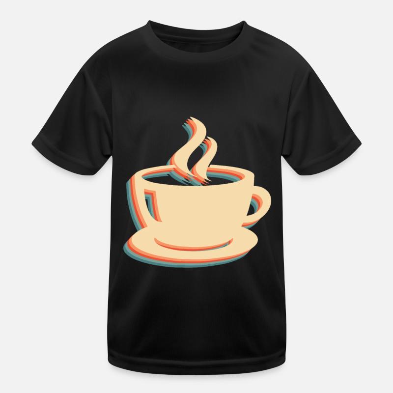Coffee Cafe Kids Functional T-Shirt