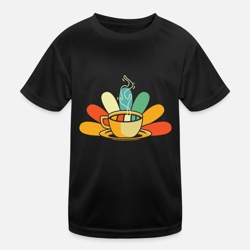 Coffee Cafe Kids Functional T-Shirt