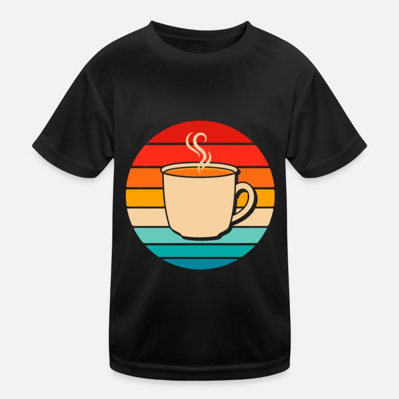 Coffee Cafe Kids Functional T-Shirt