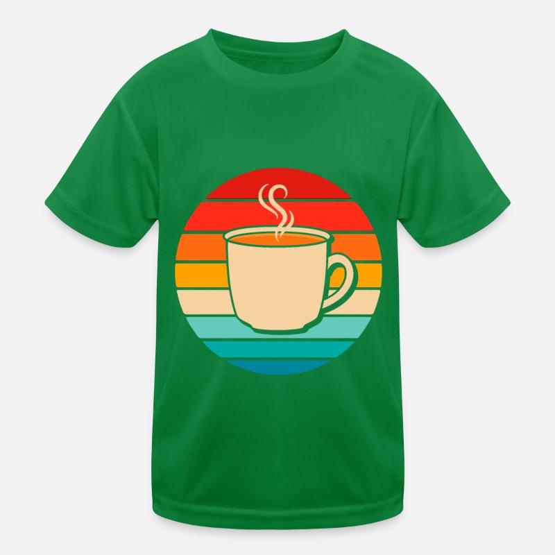 Coffee Cafe Kids Functional T-Shirt