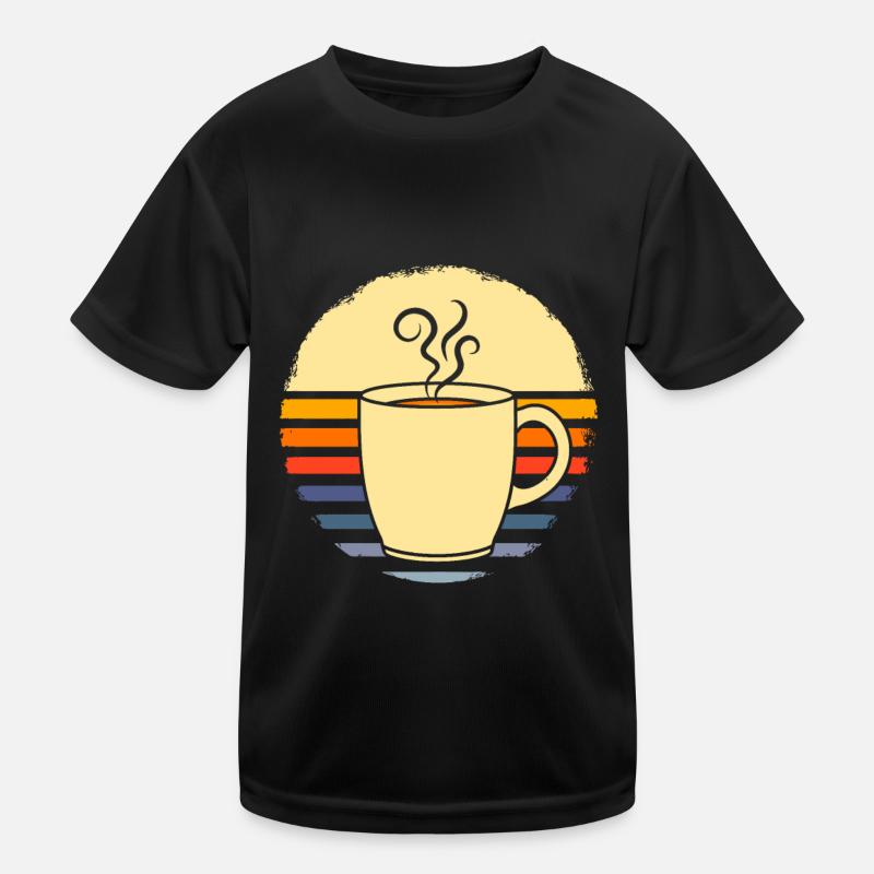 Coffee Cafe Kids Functional T-Shirt