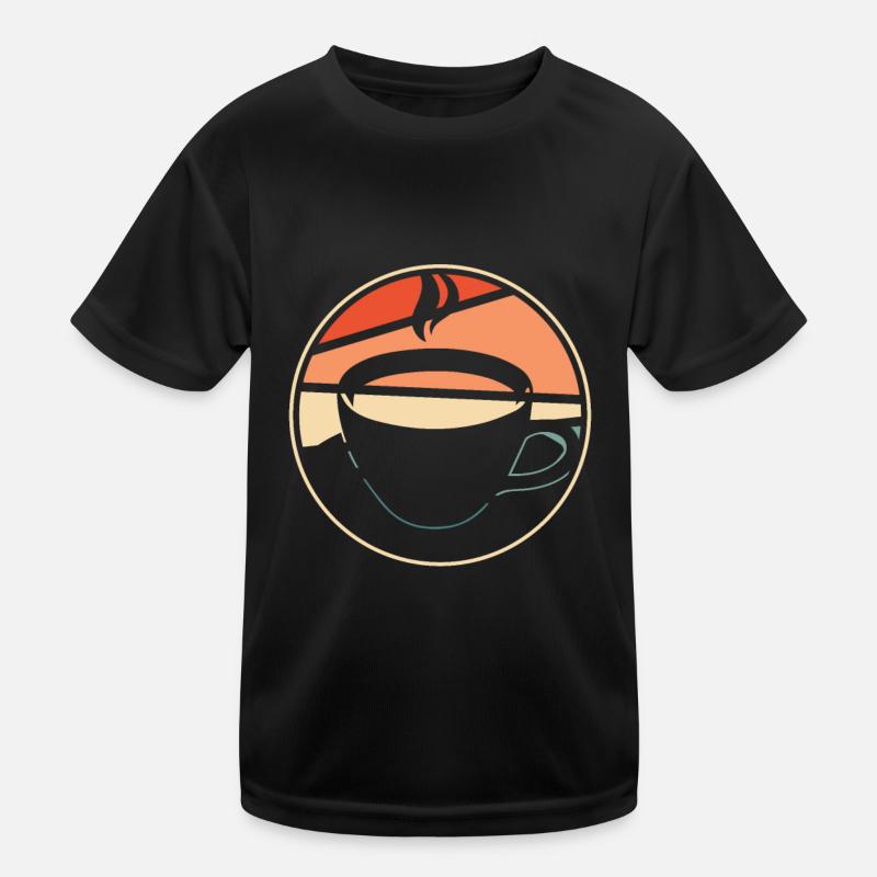 Coffee Cafe Kids Functional T-Shirt