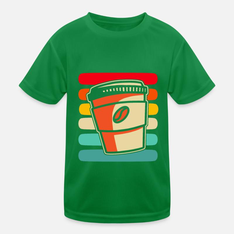 Coffee Cafe Kids Functional T-Shirt