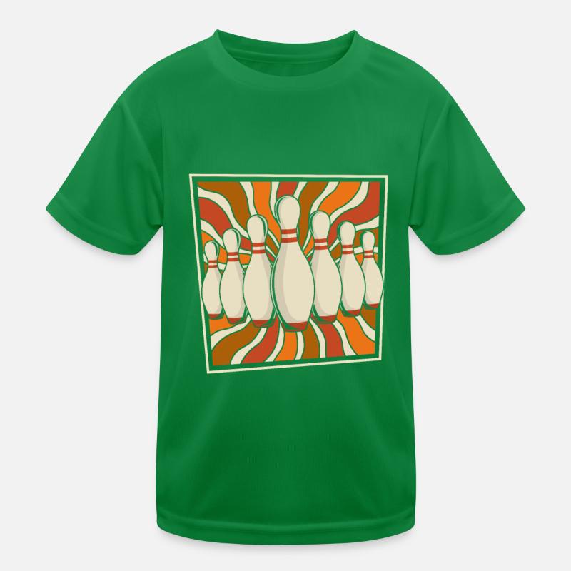 Bowling Bowlen Bowler Kids Functional T-Shirt
