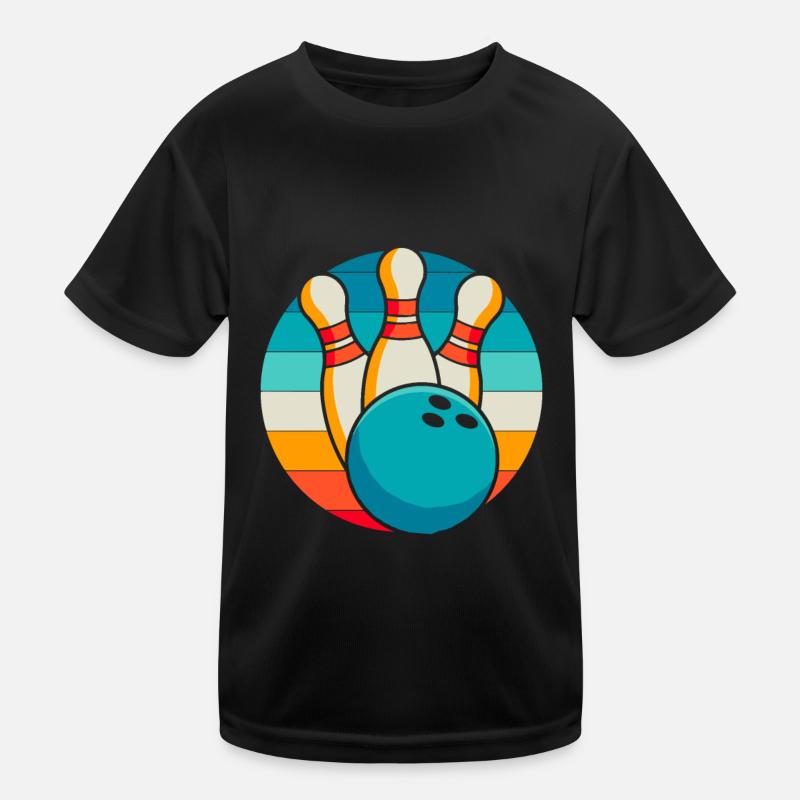 Bowling Bowlen Bowler Kinder Funktions-T-Shirt