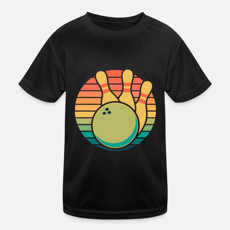 Bowling Bowlen Bowler Kinder Funktions-T-Shirt