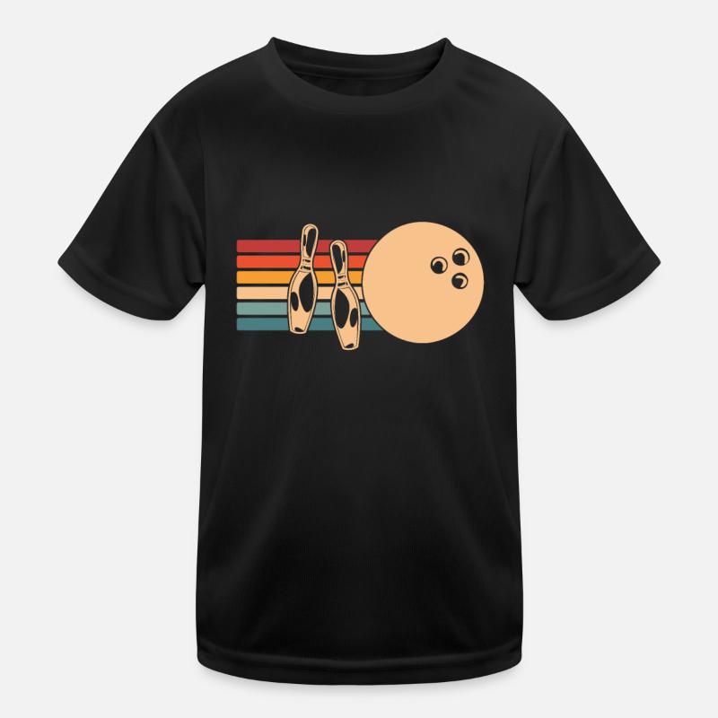 Bowling Bowlen Bowler Kids Functional T-Shirt