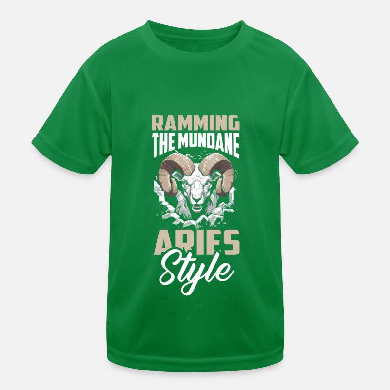 Widder Kinder Funktions-T-Shirt