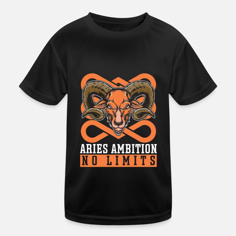 Widder Sternzeichen Kinder Funktions-T-Shirt