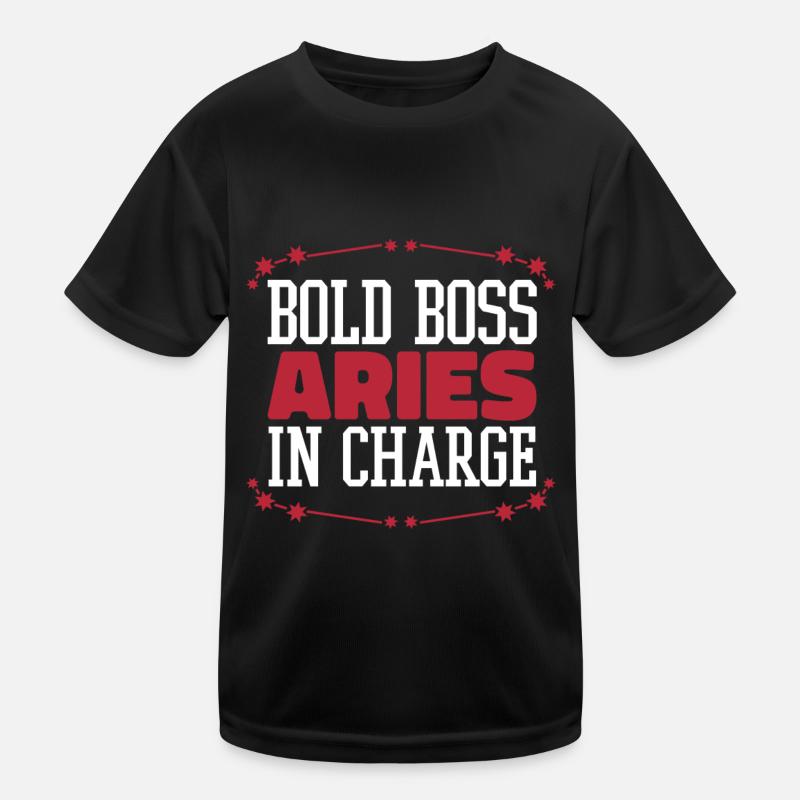 Aries Zodiac Kids Functional T-Shirt