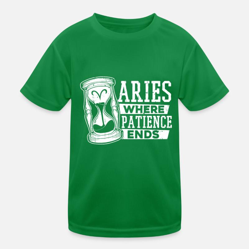 Widder Astrologie Kinder Funktions-T-Shirt