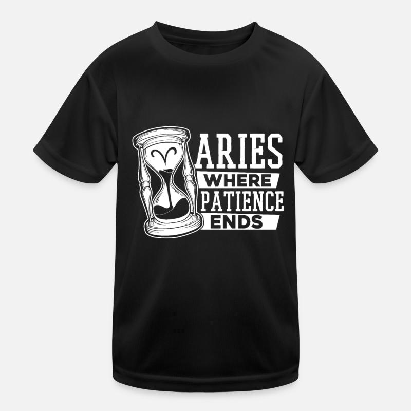 Aries Astrology Kids Functional T-Shirt