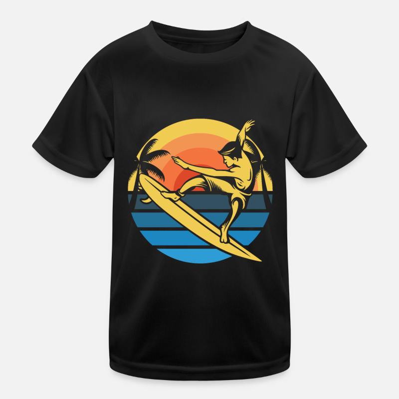 Surfer Surfen Kinder Funktions-T-Shirt