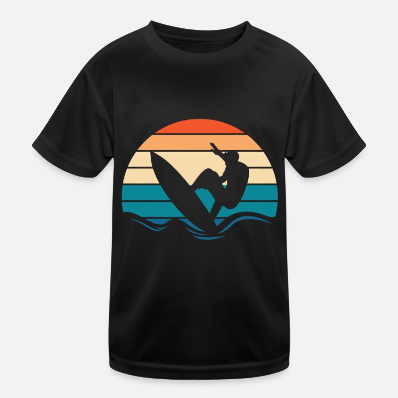 Surfer Surfen Kinder Funktions-T-Shirt