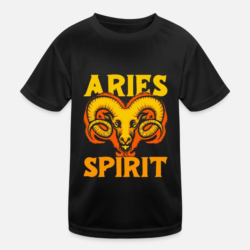 Widder Feuergeist Kinder Funktions-T-Shirt