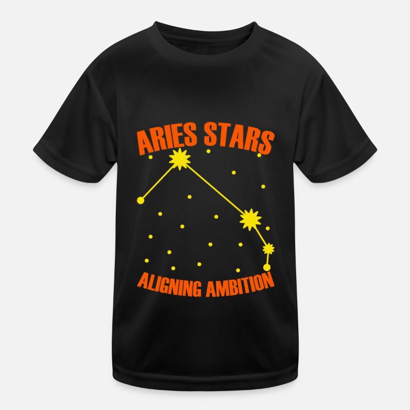 Aries Astrology Kids Functional T-Shirt