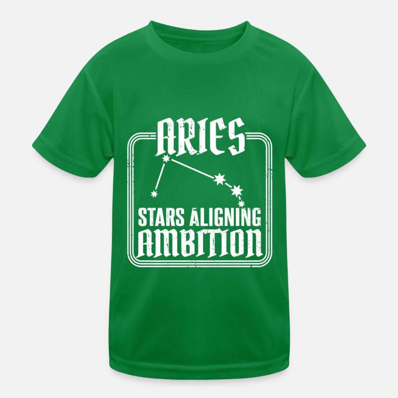 Widder Sternzeichen Kinder Funktions-T-Shirt
