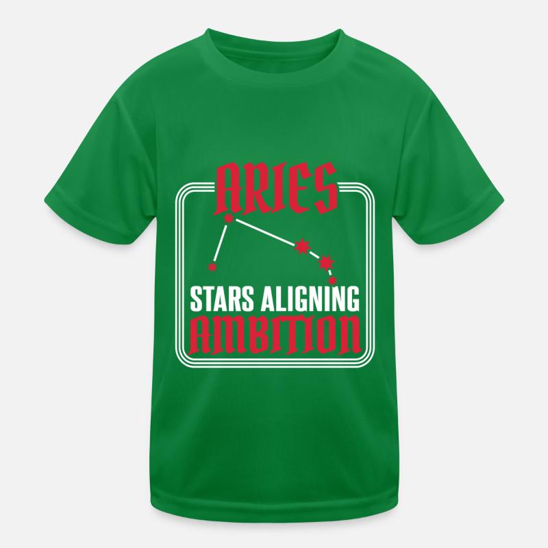 Widder Sternzeichen Kinder Funktions-T-Shirt