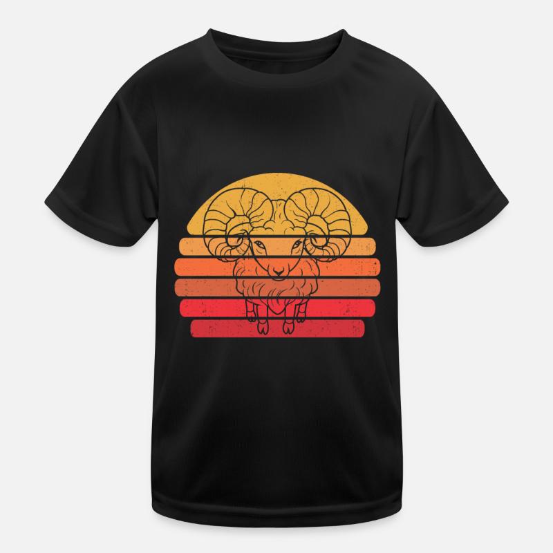 Widder Kawaii Kinder Funktions-T-Shirt