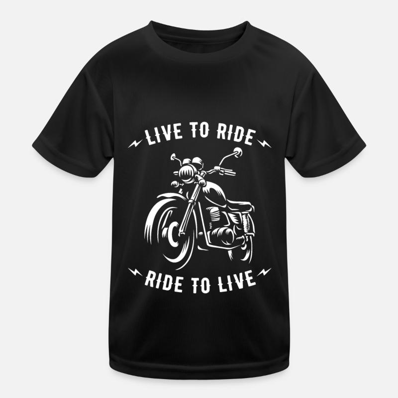 Moto Motard Motard T-shirt sport Enfant