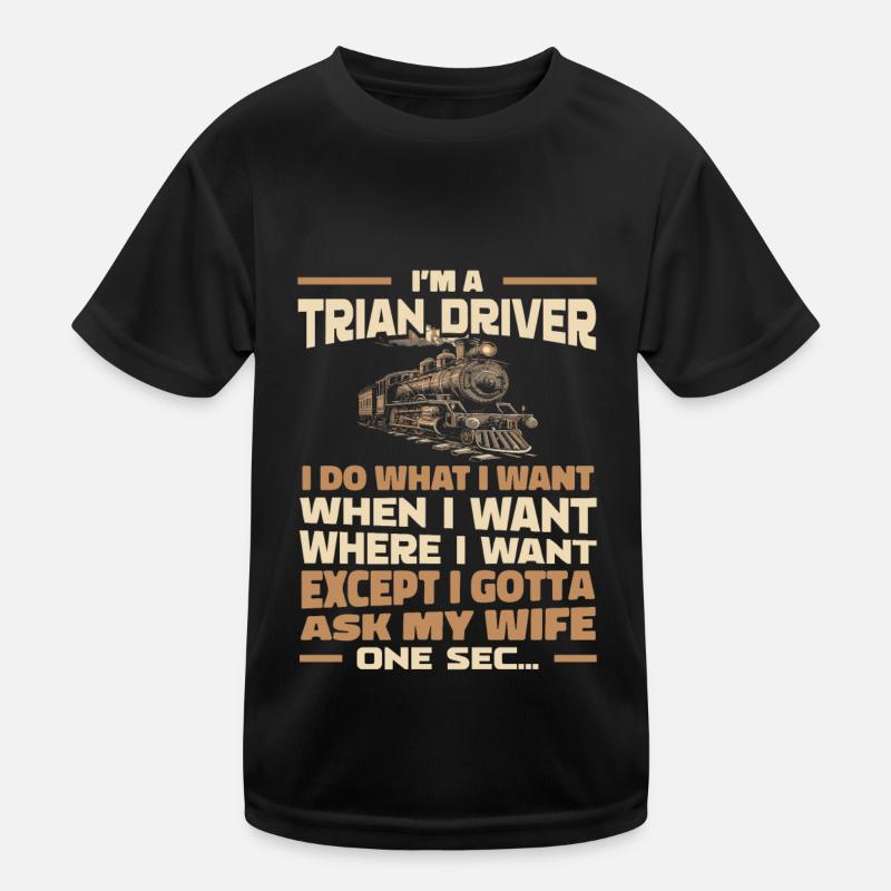 Train Driver Train Driver Kids Functional T-Shirt