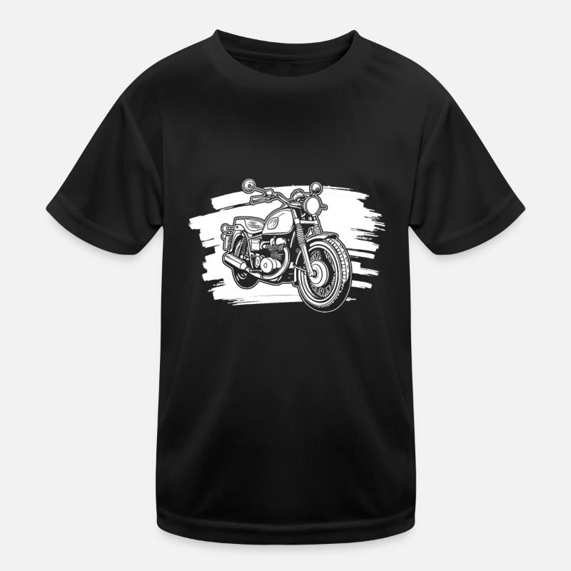 Moto Motard Motard T-shirt sport Enfant