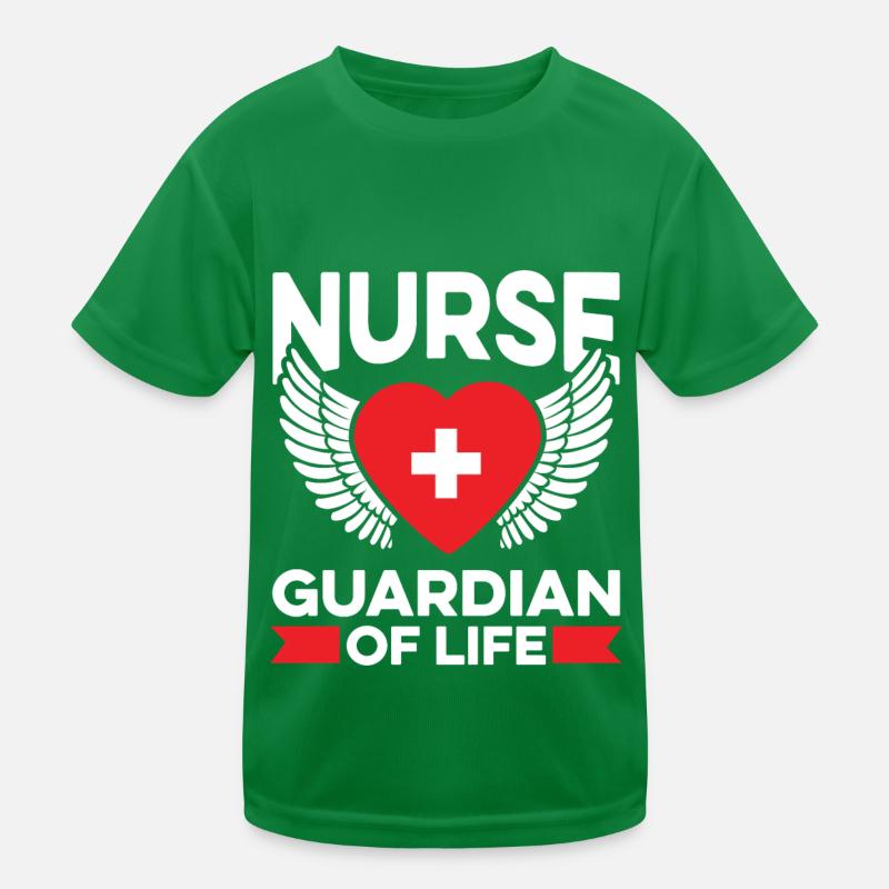 Infermiera Angelo Spirituale Maglietta sportiva per bambini