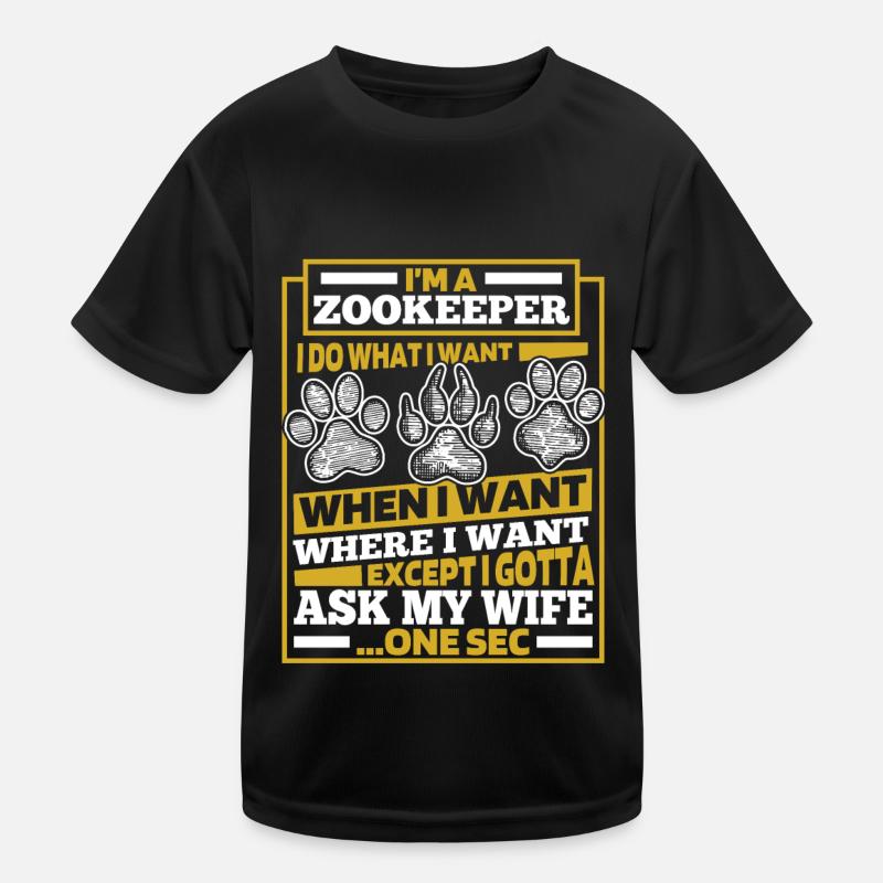 Tierpfleger Zoowärter Kinder Funktions-T-Shirt