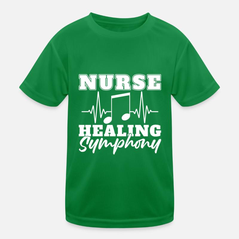 Nurse Music ECG Kids Functional T-Shirt