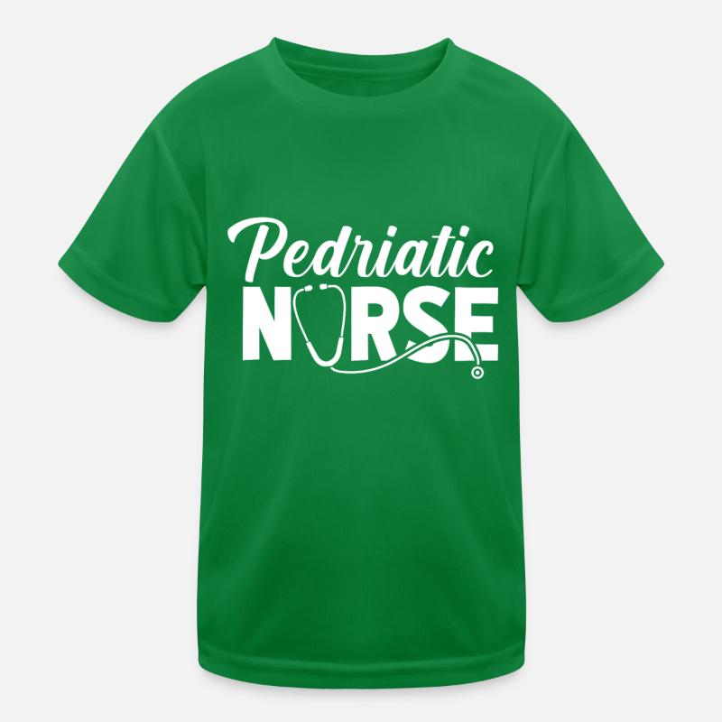 Krankenschwester Pediatric Nurse Kinder Funktions-T-Shirt