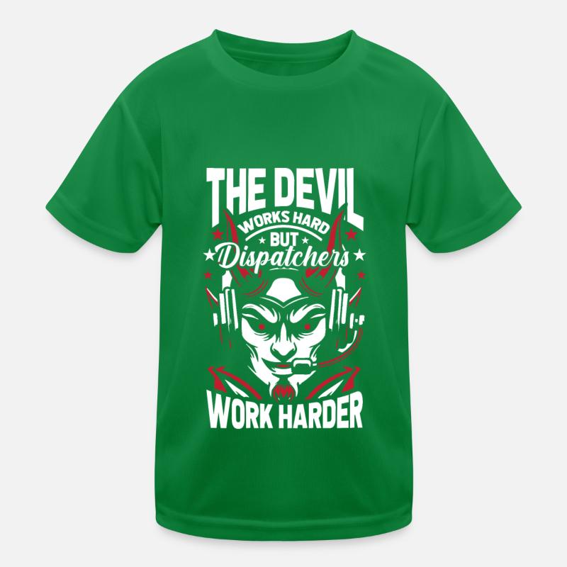 Notruf Leitstelle Einsatzzentrale Kinder Funktions-T-Shirt