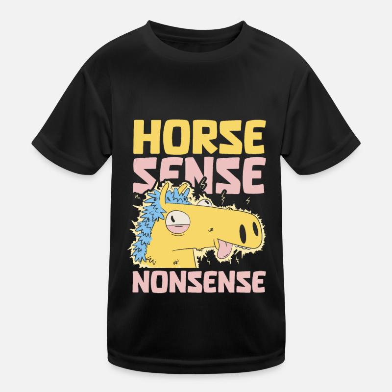 Pferd Reitsport Kinder Funktions-T-Shirt