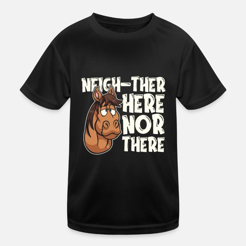 Pferd Reitsport Kinder Funktions-T-Shirt